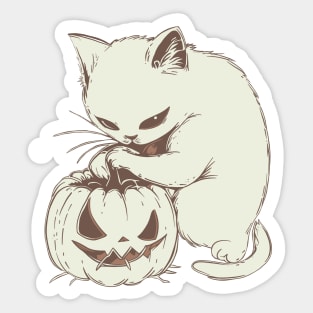 The Pumpkin Carver Sticker